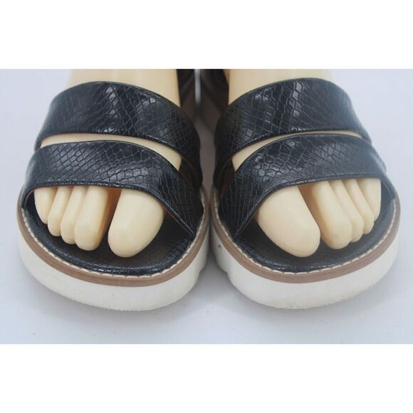 Franco Sarto Womens Colton Strapped Sandals Black Size: 7M - Picture 5 of 11